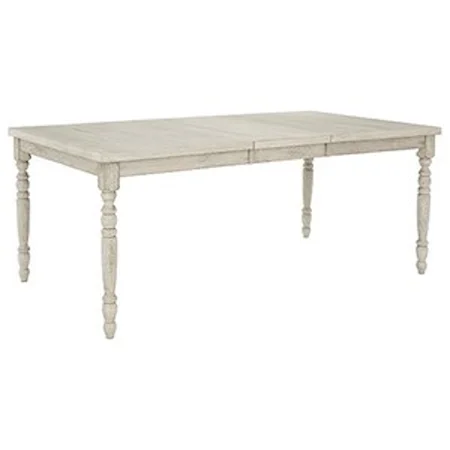 Rect. Dining Table with Leaf